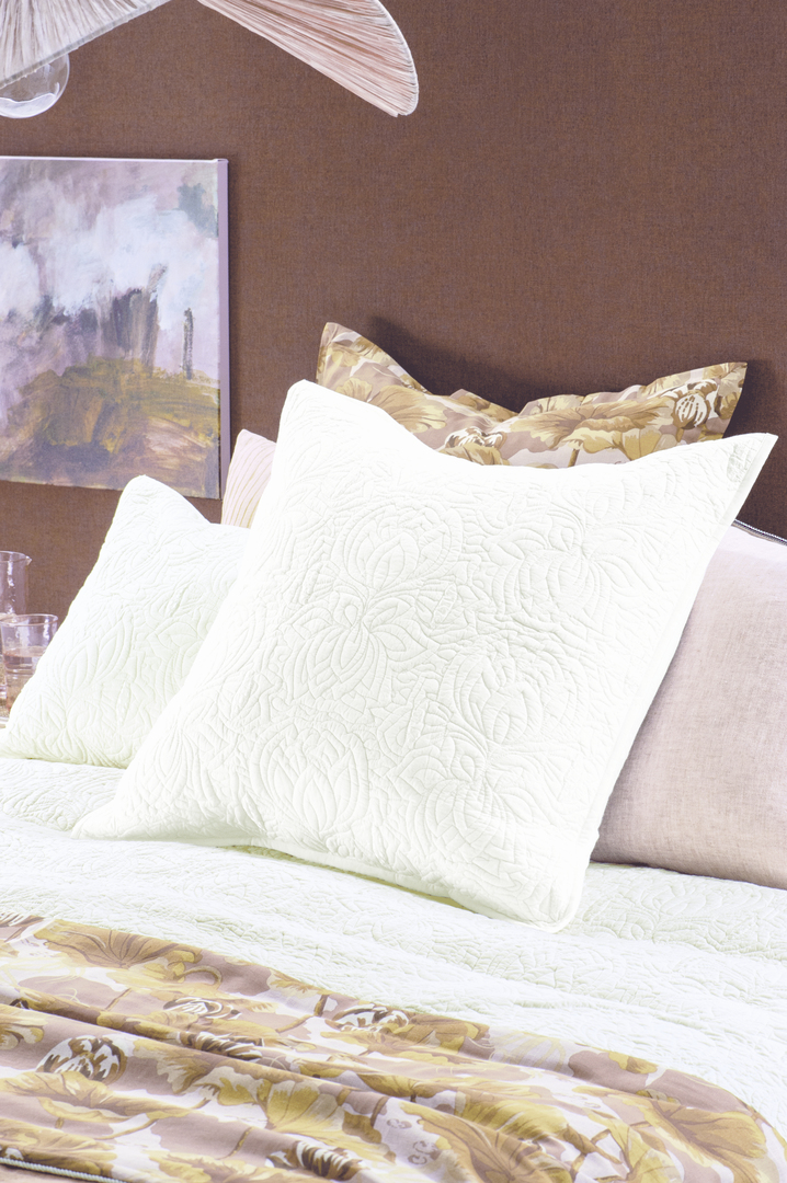 Bianca Lorenne - Fleur De L'Eau - Ivory Bedspread (Pillowcases and Eurocases Sold Separately) image 2